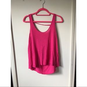 Pink tank top